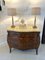 Antique French Victorian Parquetry Marble Top Commode, 1880s, Image 8