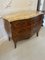 Antique French Victorian Parquetry Marble Top Commode, 1880s, Image 3