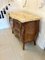 Antique French Victorian Parquetry Marble Top Commode, 1880s, Image 5