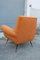 Armchair Velvet Orange by Gigi Radice for Minotti Italia, 1950s 9