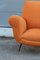 Poltrona Velvet Orange di Gigi Radice per Minotti Italia, anni '50, Immagine 13