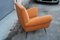 Poltrona Velvet Orange di Gigi Radice per Minotti Italia, anni '50, Immagine 7