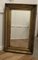 Espejo de pared antiguo grande dorado, década de 1800, Imagen 10