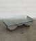 Stainless Steel and Glass Coffee Table by Francois Monnet for Kappa, 1970s 6