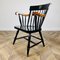 Vintage University of Cambridge Ebonised Windsor Armchair by Nichols + Stone, 1950s, Image 1