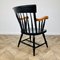 Vintage University of Cambridge Ebonised Windsor Armchair by Nichols + Stone, 1950s 7