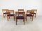 Raphael Chairs attributed to Guillerme and Chambron for Votre Maison, 1960s, Set of 6 9