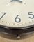 Horloge Murale Industrielle en Bakélite Marron de Smith Sectric, 1950s 15