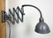 Grey Industrial Scissor Wall Lamp from Elektroinstala, 1960s 12