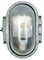 Industrial Cast Aluminium Wall Light with Frosted Glass from Elektrosvit, 1970s, Image 1