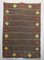 Mid-Century Hand-Woven Scandinavian Kilim Rug in Natural Colors, 1950s 1