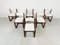 Vintage Brutalist Dining Chairs, 1960s, Set of 6, Image 2