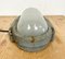 Graue industrielle Wandlampe aus Gusseisen von Elektrosvit, 1960er 6