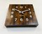 Horloge Murale Vintage en Bois Marron de Seth Thomas, 1980s 6