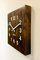 Reloj de pared vintage de madera marrón de Seth Thomas, años 80, Imagen 5