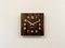 Reloj de pared vintage de madera marrón de Seth Thomas, años 80, Imagen 2