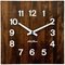 Reloj de pared vintage de madera marrón de Seth Thomas, años 80, Imagen 4