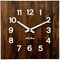 Vintage Brown Wooden Wall Clock from Seth Thomas, 1980s 4