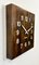 Reloj de pared vintage de madera marrón de Seth Thomas, años 80, Imagen 3