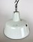 Industrial White Enamel Factory Pendant Lamp from Zaos, 1960s 8