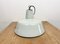 Industrial White Enamel Factory Pendant Lamp from Zaos, 1960s, Image 10