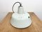 Industrial White Enamel Factory Pendant Lamp from Zaos, 1960s 13
