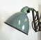 Industrial Grey Enamel Wall Scissor Lamp from Siemens, 1930s, Image 7