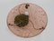 Lampada a sospensione Art Déco vintage in pasta di vetro rosa, anni '30, Immagine 10