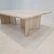 Italian Coffee Table in Travertine, 1980s 11