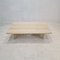 Italian Coffee Table in Travertine, 1980s 4