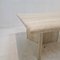 Italian Coffee Table in Travertine, 1980s 13