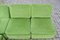 Vintage Modular Limegreen Living Room Suite from Lübke & Rolf, 1970s, Set of 6 11