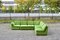 Vintage Modular Limegreen Living Room Suite from Lübke & Rolf, 1970s, Set of 6 3