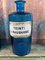 French Pharmacy Bottle in Blue Glass, 1860, Set of 4, Image 4