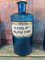 French Pharmacy Bottle in Blue Glass, 1860, Set of 4, Image 3