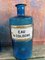 French Pharmacy Bottle in Blue Glass, 1860, Set of 4, Image 5
