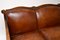 Antique Swedish Leather Bergere Sofa, 1910 9