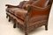 Antique Swedish Leather Bergere Sofa, 1910 8