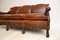 Antique Swedish Leather Bergere Sofa, 1910 7