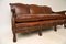 Antique Swedish Leather Bergere Sofa, 1910 6