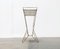 Mid-Century Perforated Metal Magazine Holder and Side Table, 1960s, Image 2