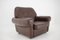 Danish Brown Leather Armchair, Denmark, 1970s 5