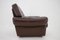 Danish Brown Leather Armchair, Denmark, 1970s 6