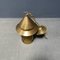 Brass Lantern Hanging Lamp with Yellow Glass, Image 21