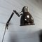 Lámpara de pared industrial en negro de Fabrilux, Imagen 7