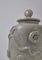 Pot à Couvercle Art Déco No. 7 Décor en Relief Nautique par Arne Bang, Danemark, 1930s 6
