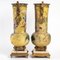 Emaillierte Vasen aus Porzellan, Vergoldeter Bronze & Onyx, 2 . Set 10