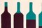 Gio Bellagio, Five Wines, 2023, Acryl auf Papier 7