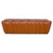 Mid-Century Modern Italian Cognac Leather Bench, 1980s 1