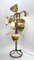 Lámpara de pie Mid-Century moderna dorada, años 60, Imagen 6